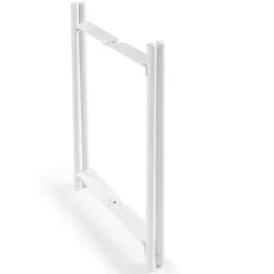 Lot de 2 supports plantes blancs