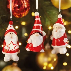 Lot de 3 suspensions de Noël