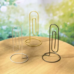Lot de 3 trombones support mémos