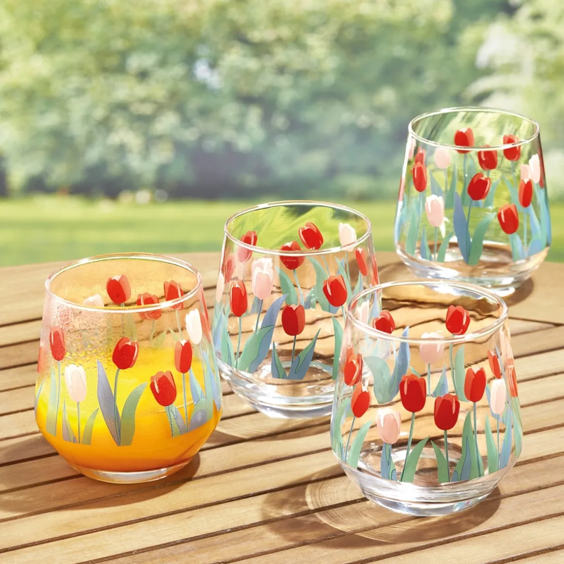 Lot de 4 verres tulipes