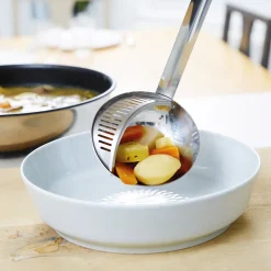 Louche écumoire inox