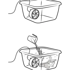 Mini turbine de lavage