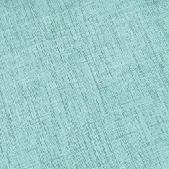 Nappe cirée effet tissage Bleu Ronde 140 cm