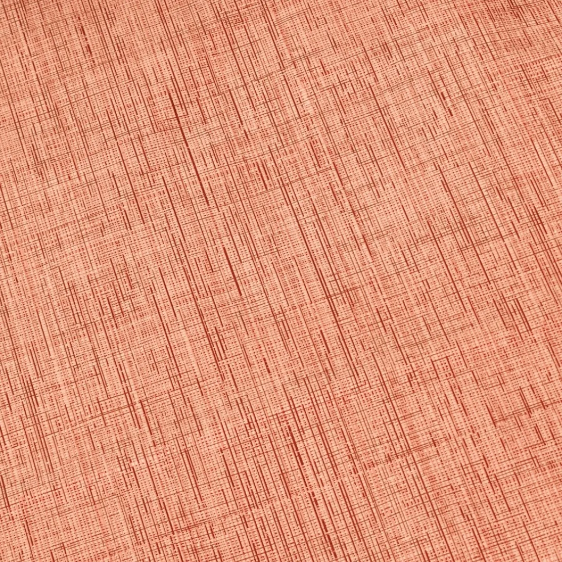 Nappe cirée effet tissage Potiron rectangle 140X200 cm