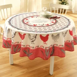 Nappe poules ronde ou rectangulaire