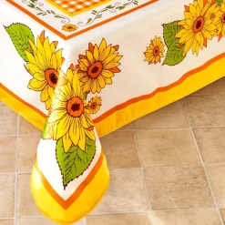 Nappe tournesols ronde ou rectangulaire