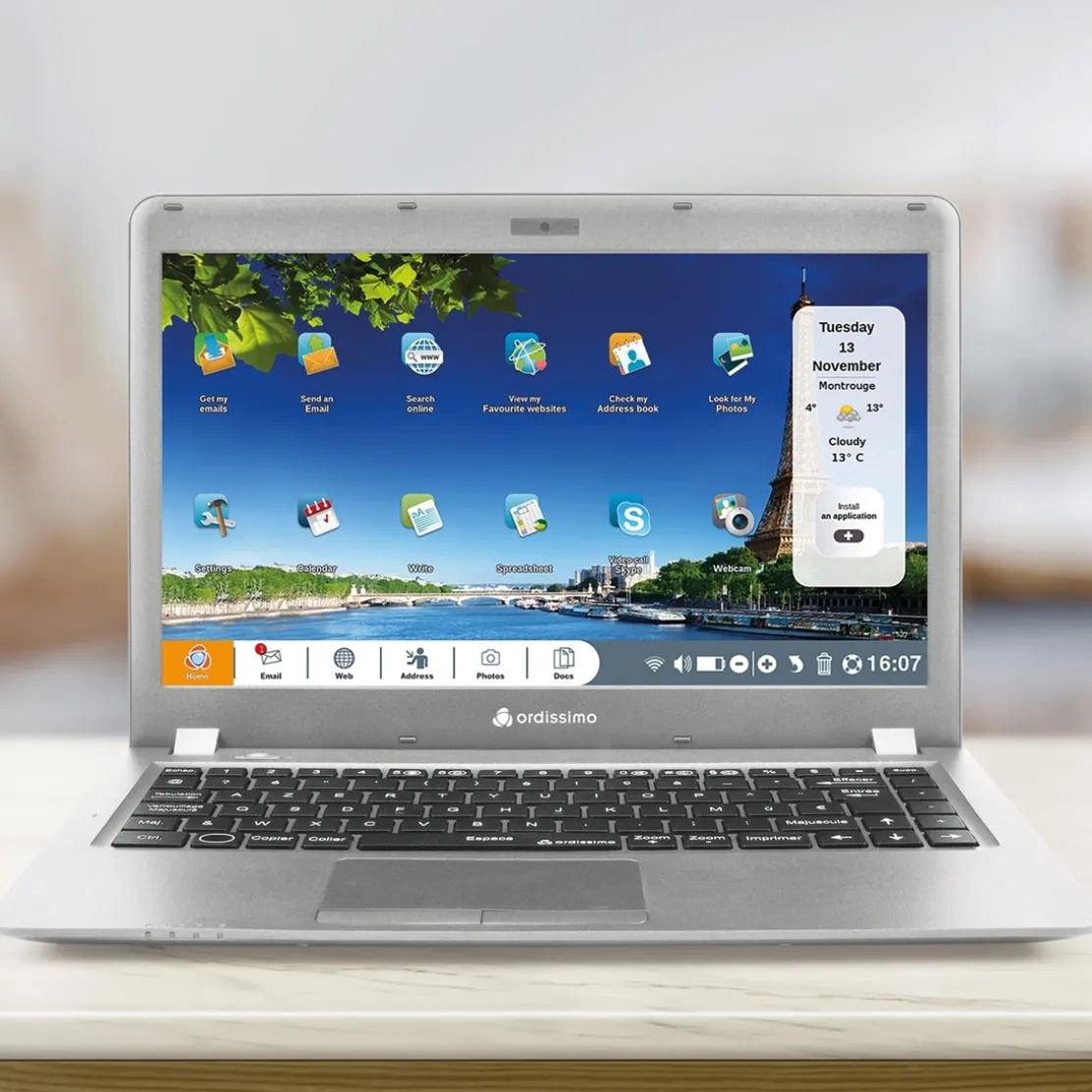 Ordinateur portable Ordissimo Agathe 2 + guide + housse