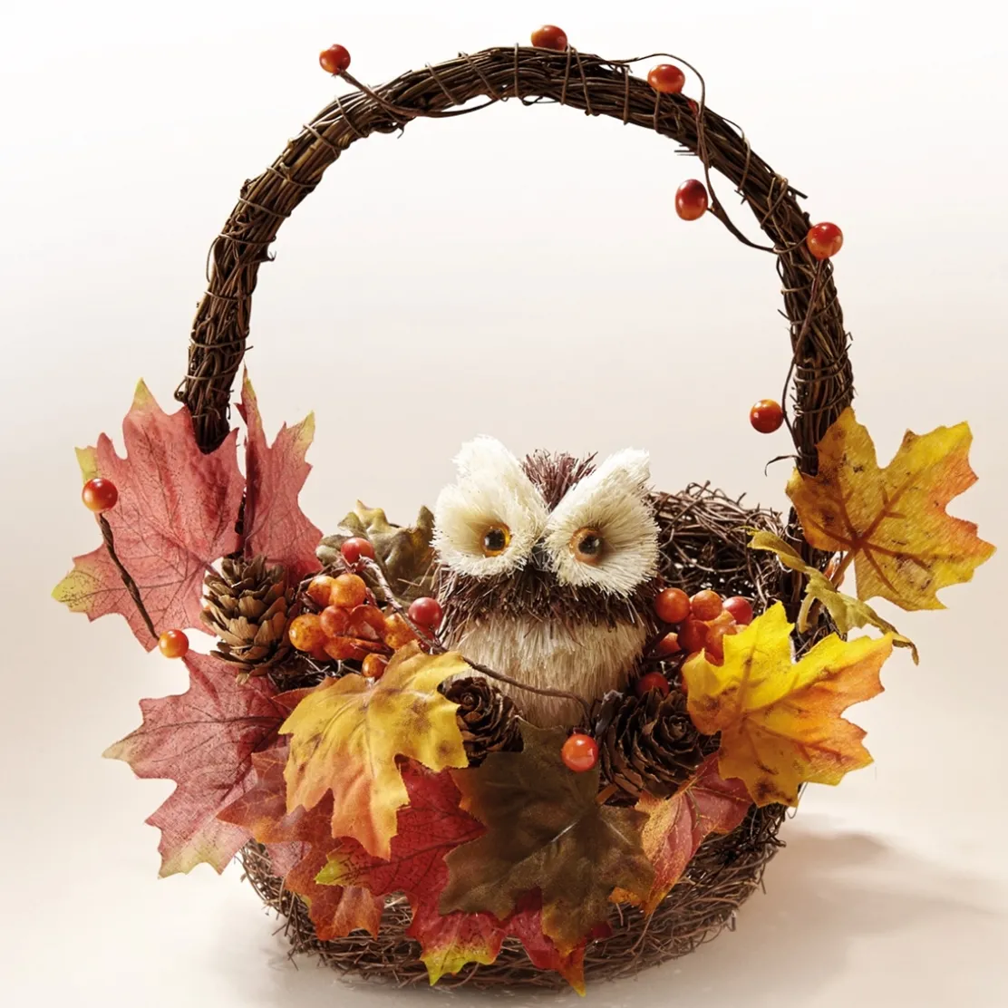 Panier d'automne chouette