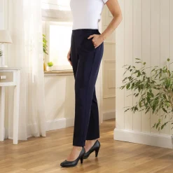 Pantalon à pinces confort Blanc - taille 42