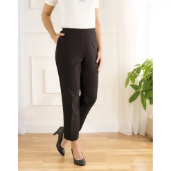 Pantalon à pinces noir