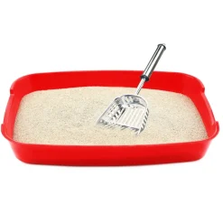 Pelle à litière inox