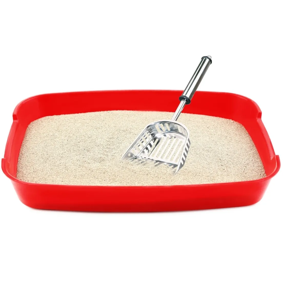 Pelle à litière inox