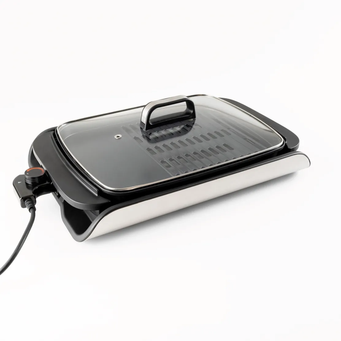 Plancha grill avec couvercle