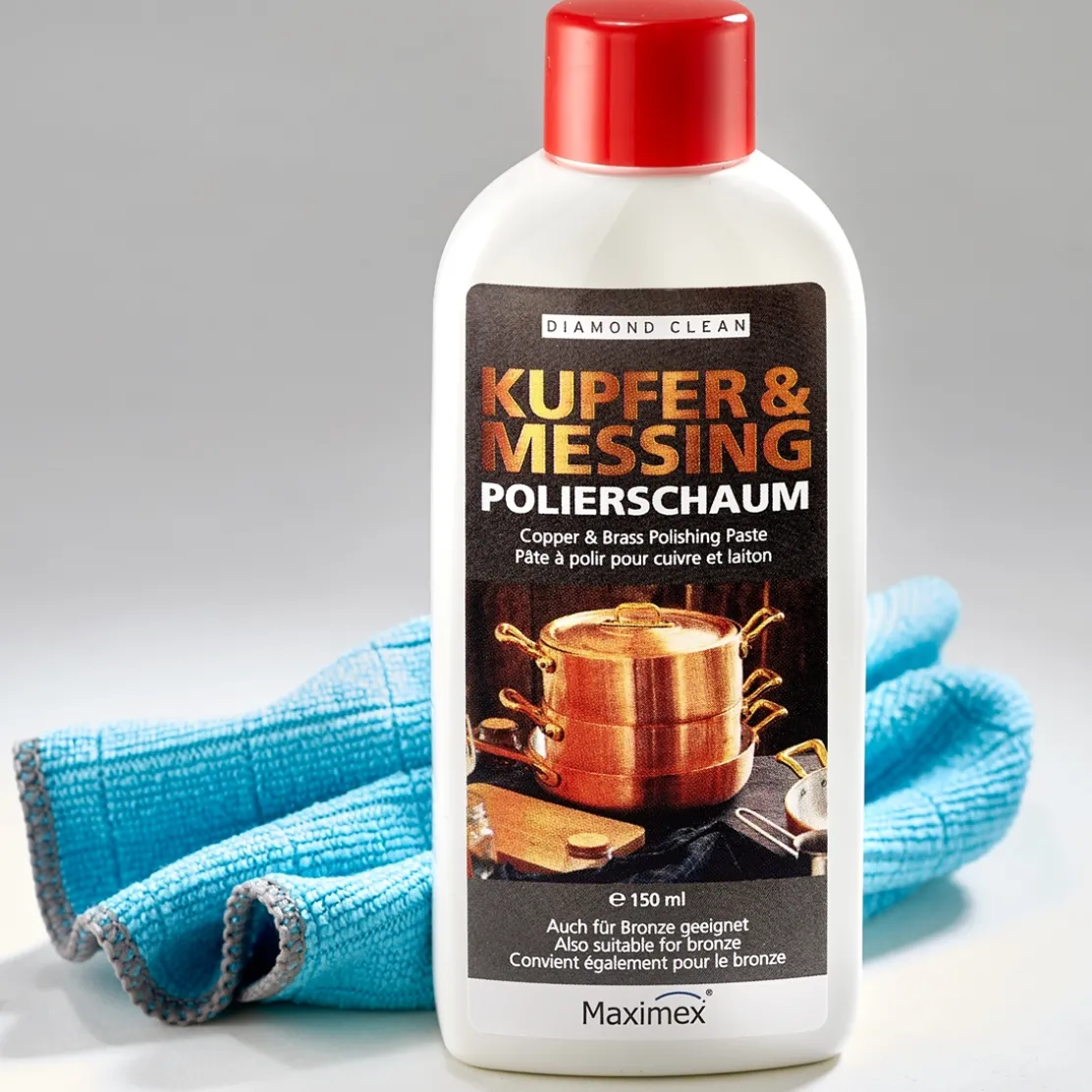 Pâte à polir cuivre et laiton