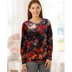 Pull touché velours