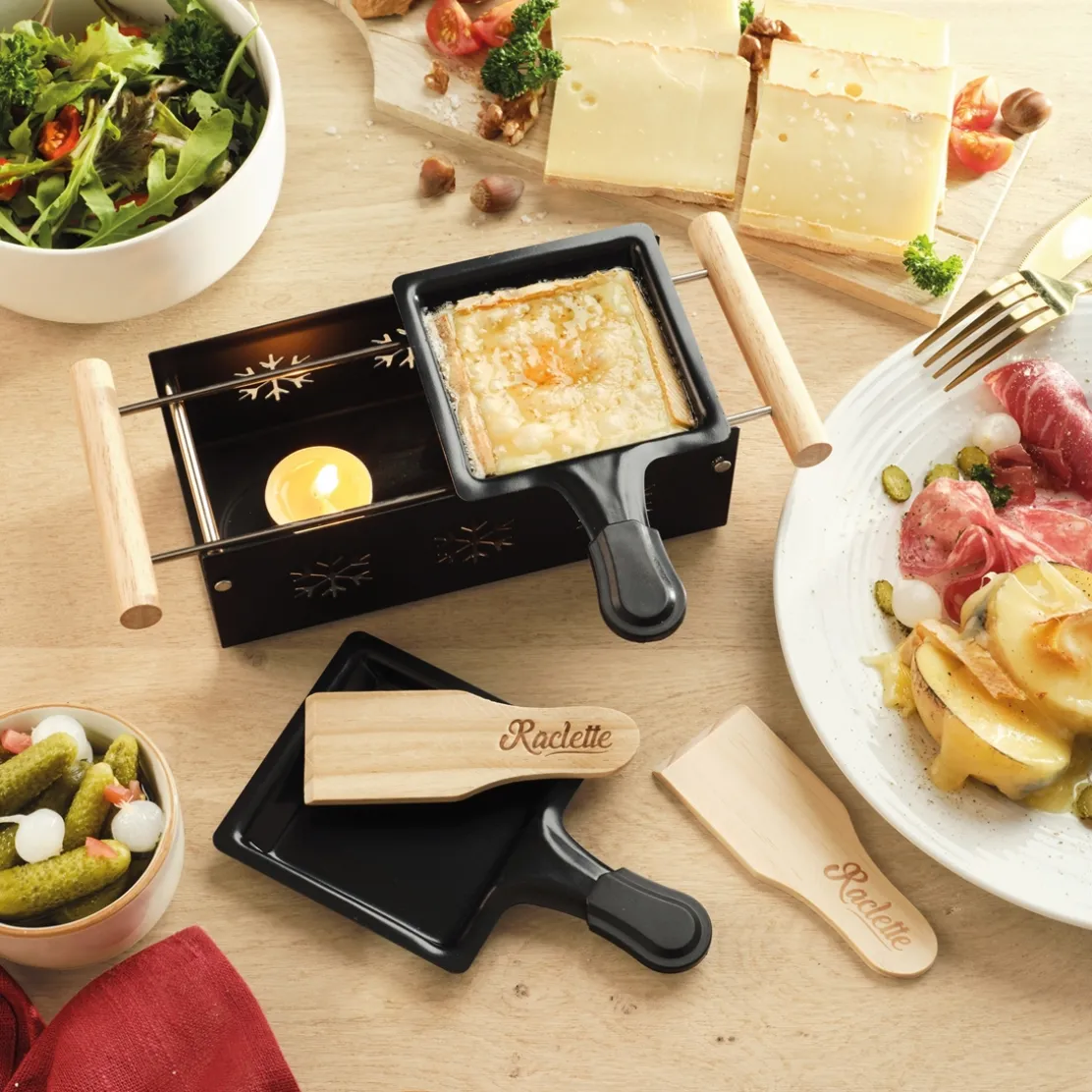 Raclette duo à la bougie