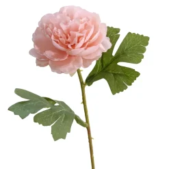 Rose artificielle pêche ou violet