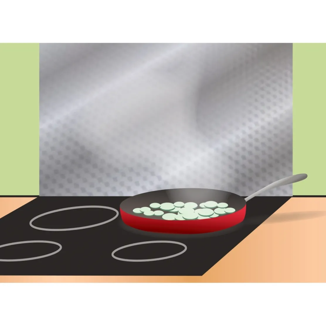 Rouleau métallisé de protection cuisine