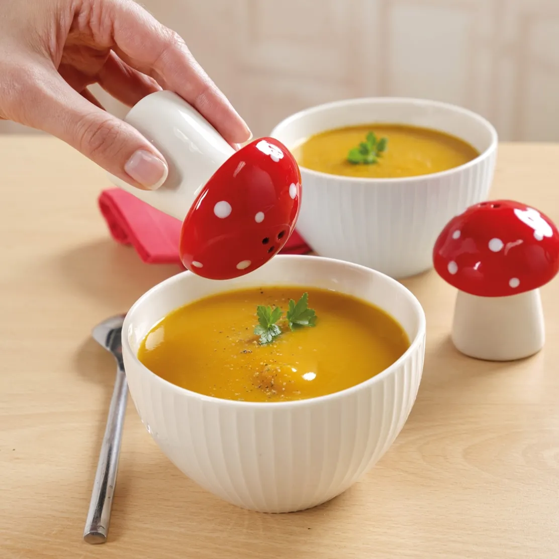 Sel et poivre champignons