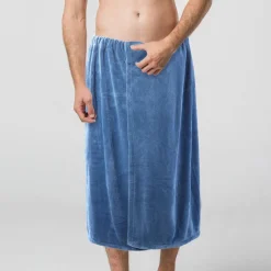 Serviette de toilette mixte Bleu