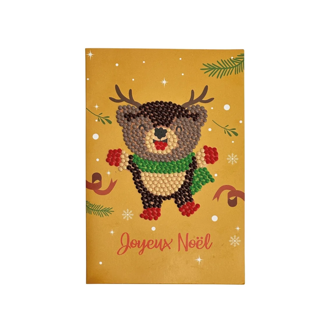 Set de 4 cartes postales à diamanter Nouvel an