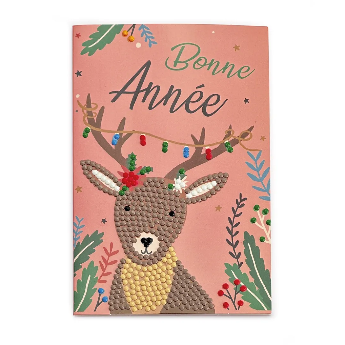 Set de 4 cartes postales à diamanter Nouvel an