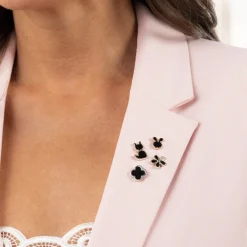 Set de 10 pin's bouton