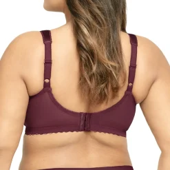 Soutien-gorge Grand Soutien Magic Lift de Glamorise® Bordeaux - taille 125F