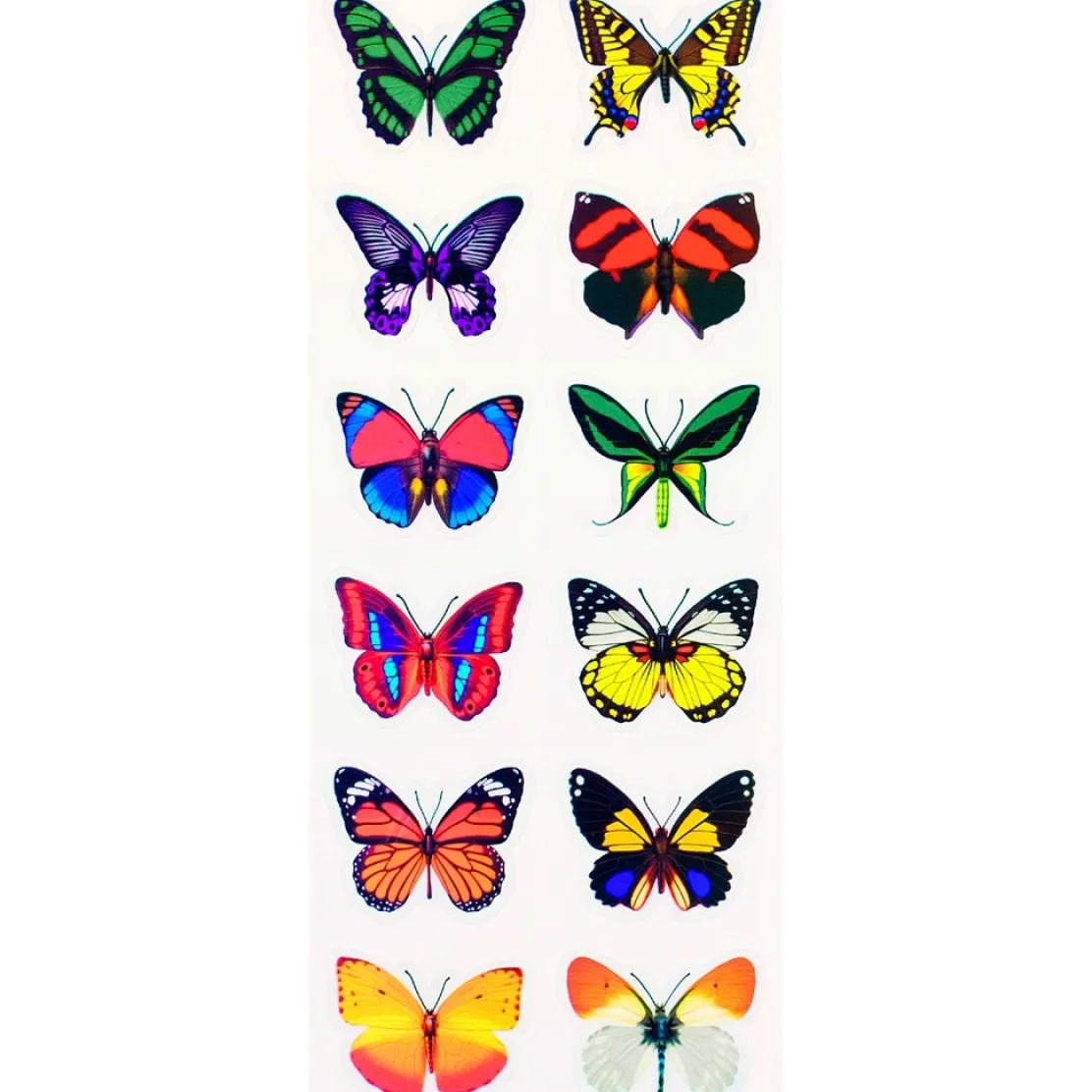 Stickers papillons 3D