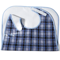 Tablier-bavoir écossais ou lot de 2