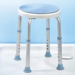 Tabouret de douche pivotant