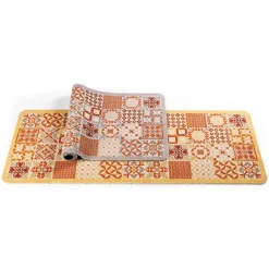 Tapis carreaux de ciment gris 45 x 120 cm