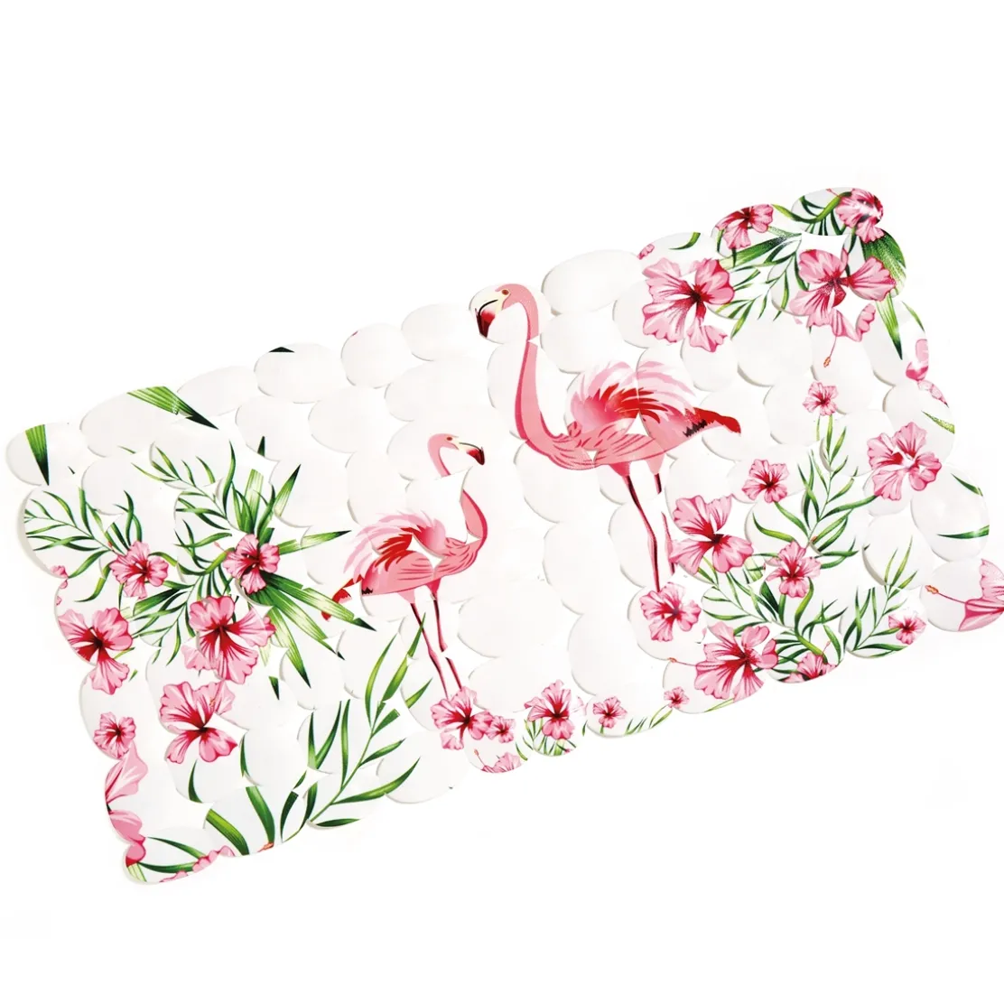 Tapis de bagnoire flamants roses