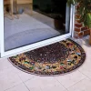 Tapis mosaïque extérieur demi-lune