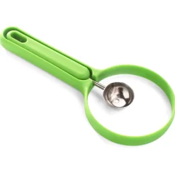 Ustensiles à melon vert