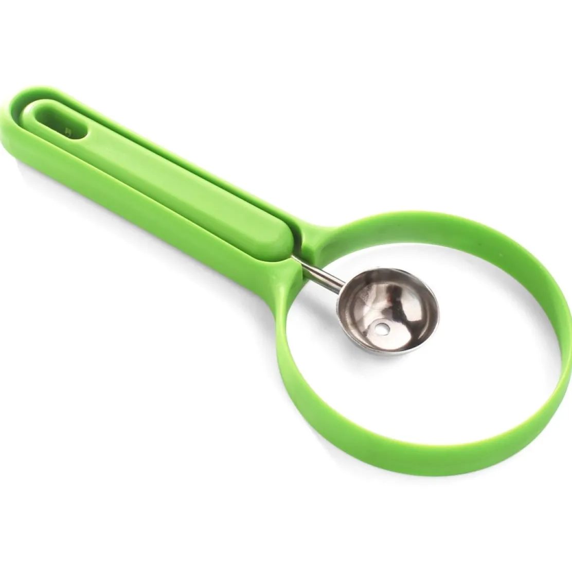 Ustensiles à melon vert